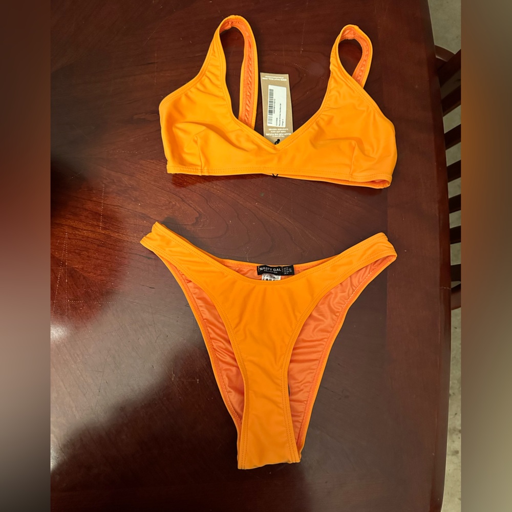 Orange bikini